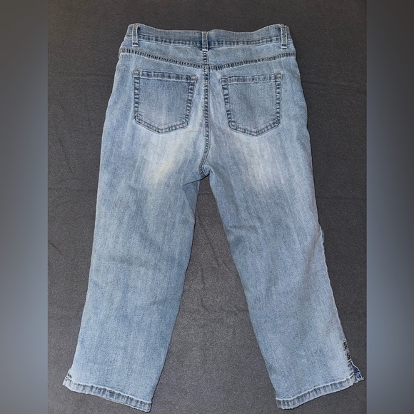 Gloria Vanderbilt Y2K Mid/High Rise Capris - Picture 2 of 7